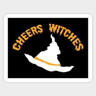 Cheers Witches Halloween Sticker